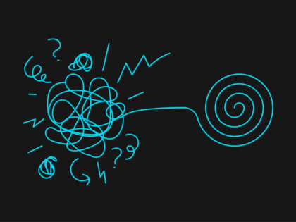 mental health support concept background design vector